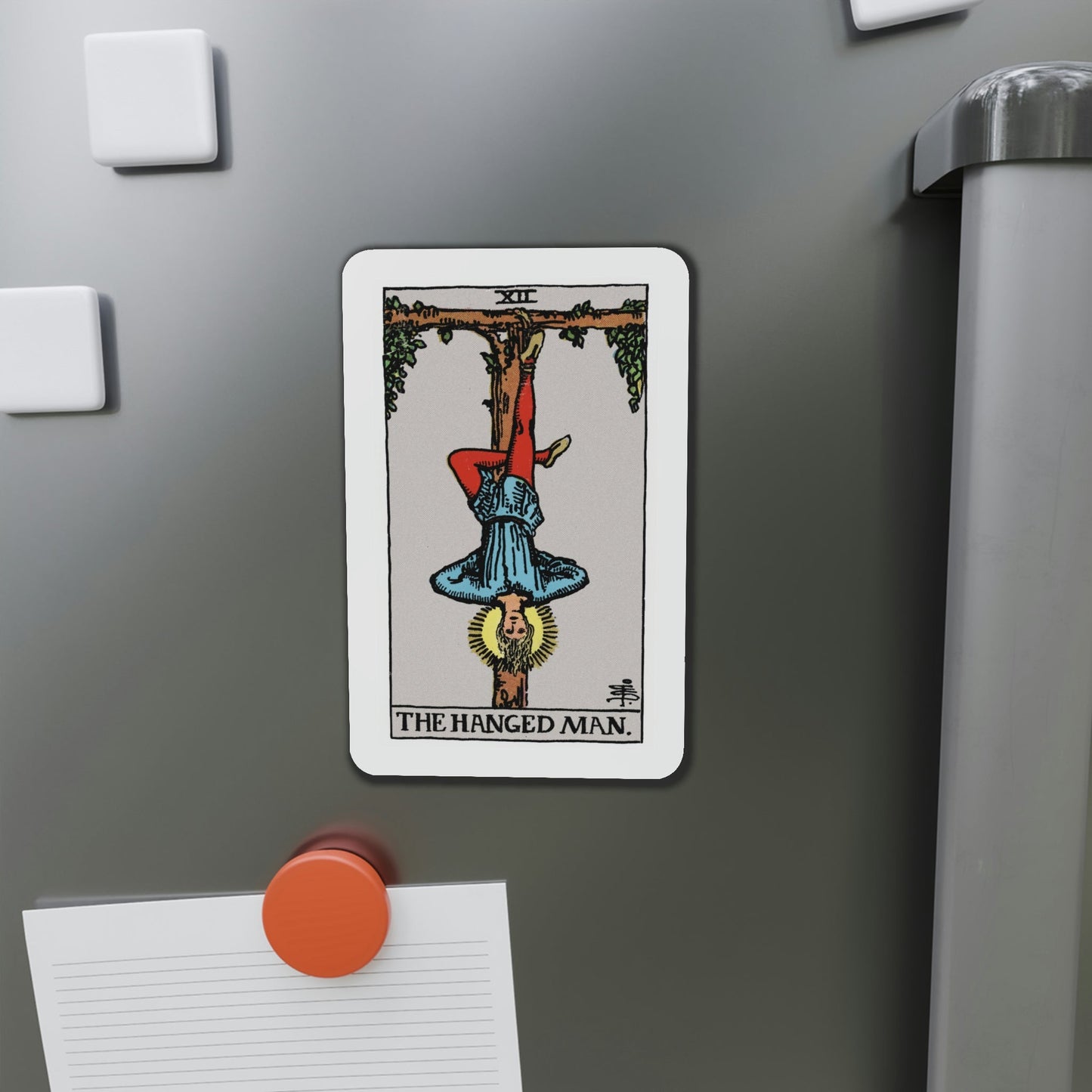 The Hanged Man (Tarot Card) Die-Cut Magnet-The Sticker Space