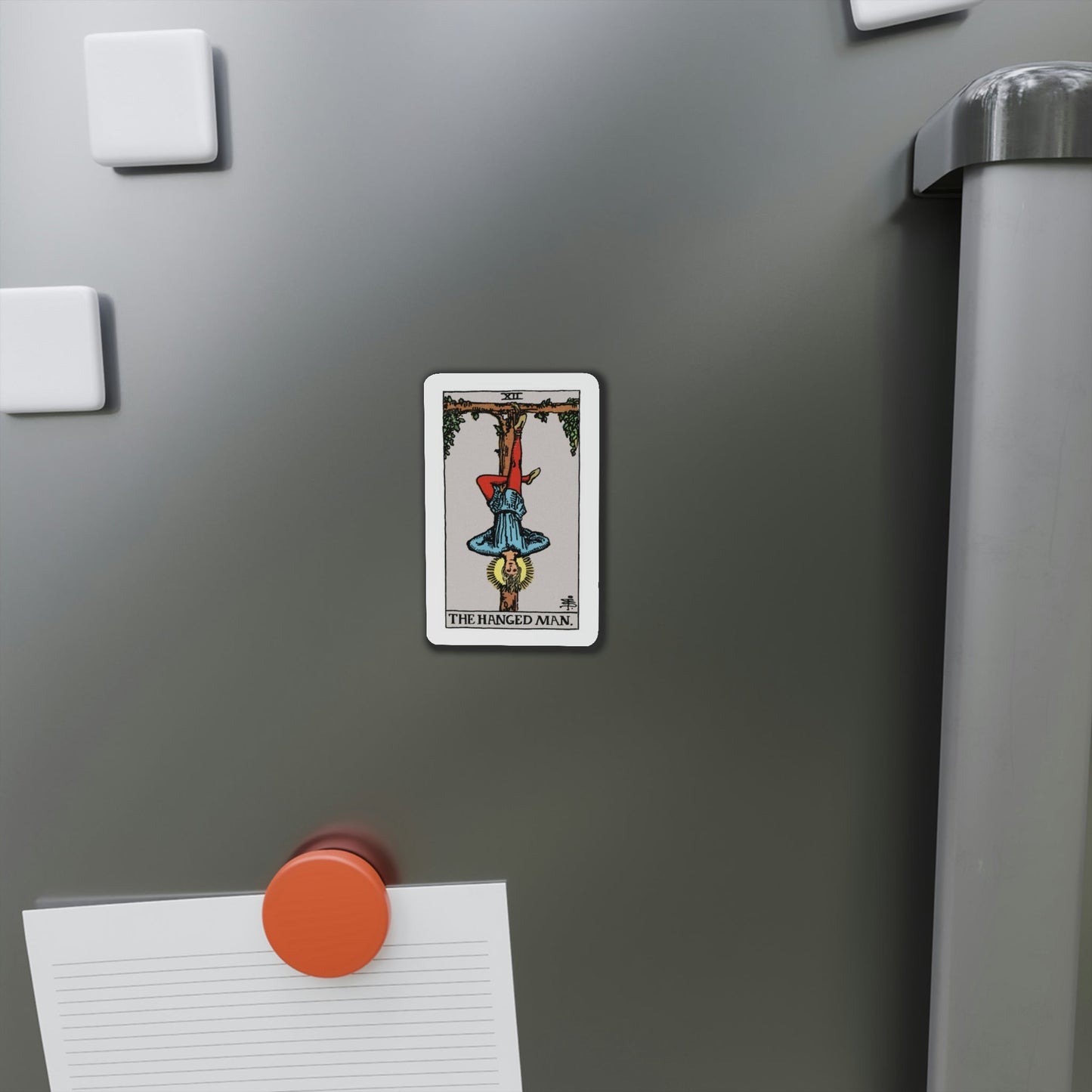 The Hanged Man (Tarot Card) Die-Cut Magnet-The Sticker Space