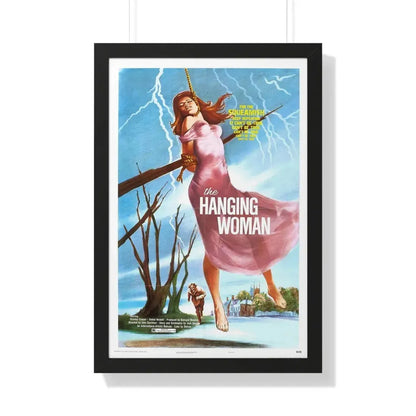 THE HANGING WOMAN 1973 - Framed Movie Poster 20" x 30" Black - The Sticker Space