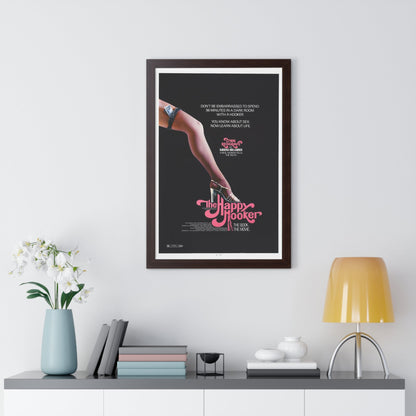 THE HAPPY HOOKER 1975 - Framed Movie Poster-The Sticker Space