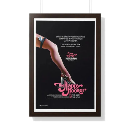 THE HAPPY HOOKER 1975 - Framed Movie Poster 20" x 30" Walnut - The Sticker Space