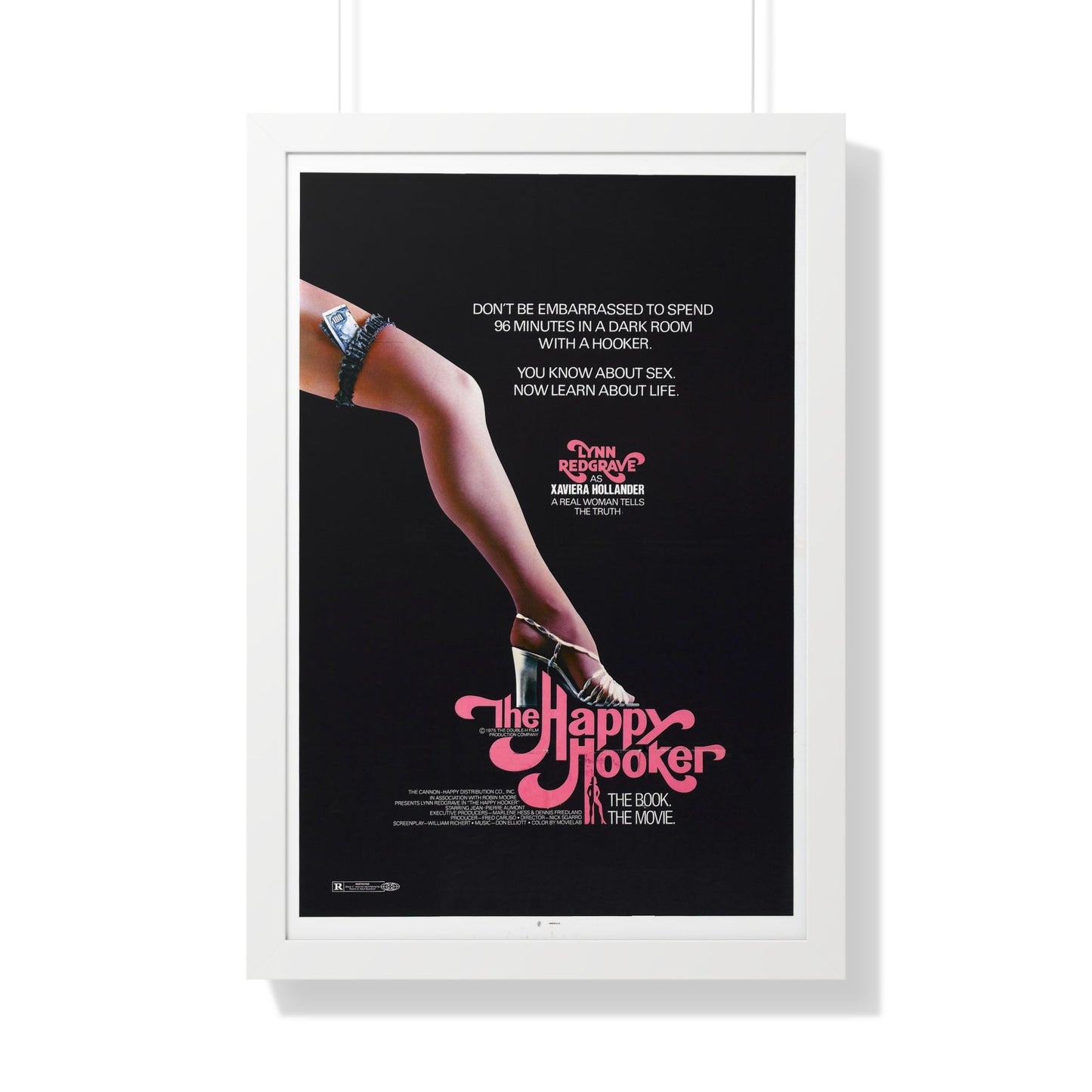 THE HAPPY HOOKER 1975 - Framed Movie Poster-20" x 30"-The Sticker Space