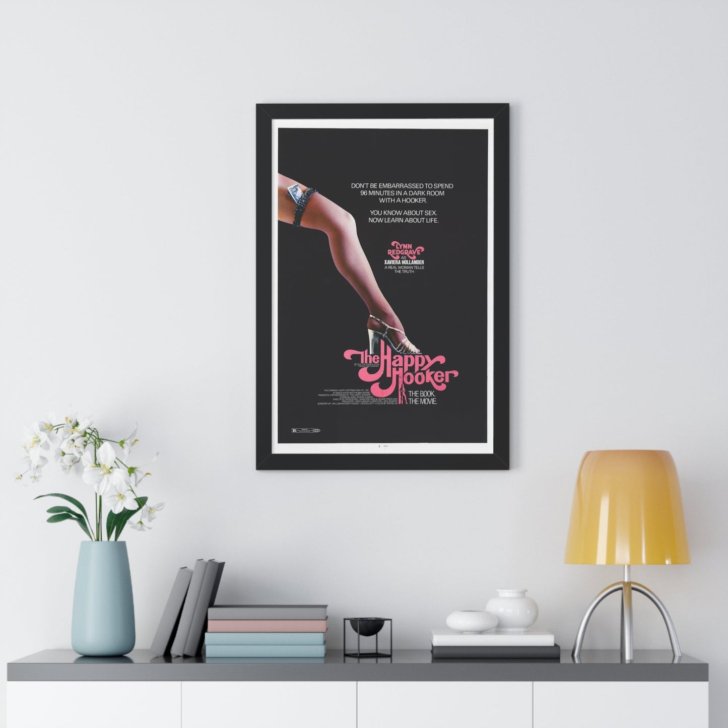 THE HAPPY HOOKER 1975 - Framed Movie Poster-The Sticker Space