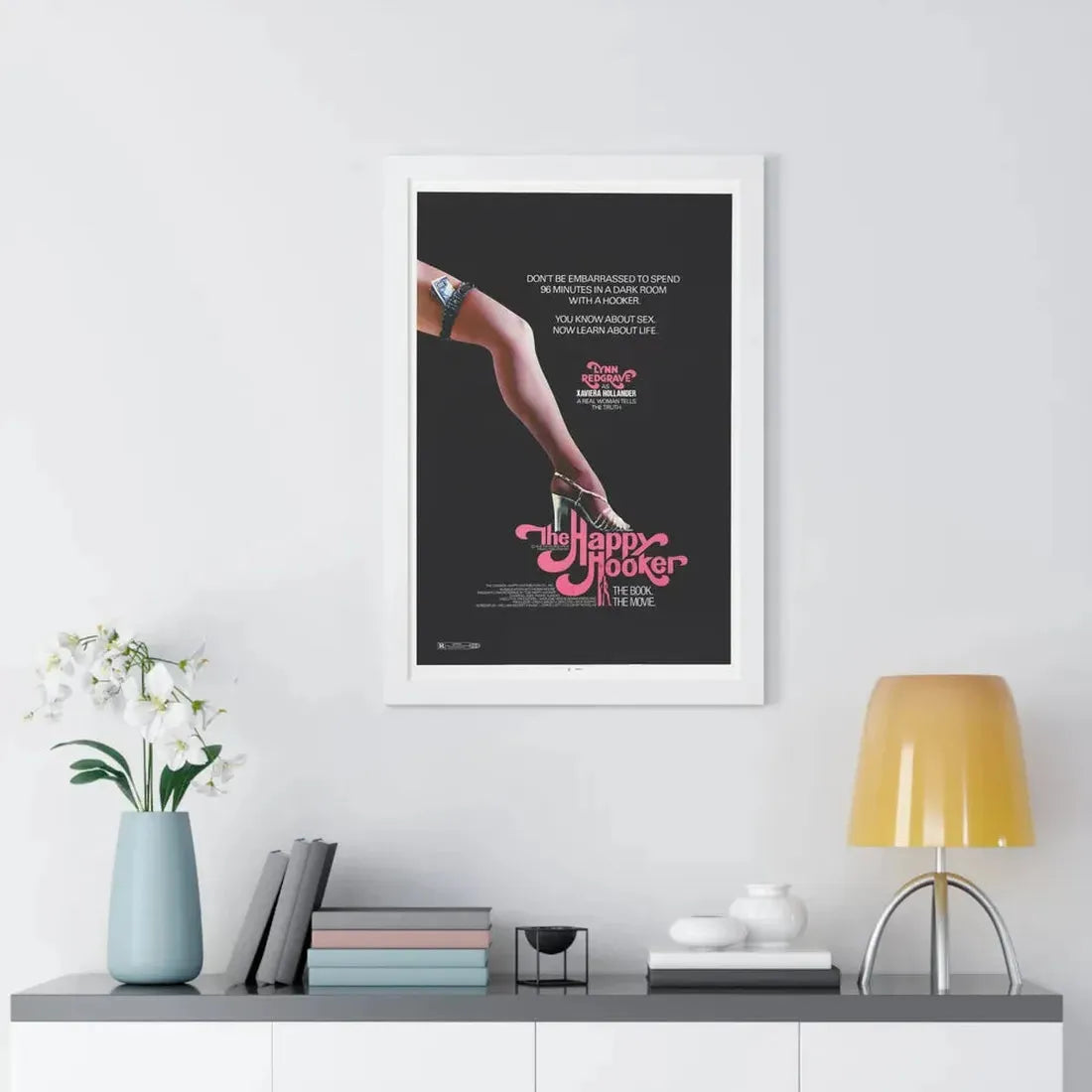 THE HAPPY HOOKER 1975 - Framed Movie Poster - The Sticker Space