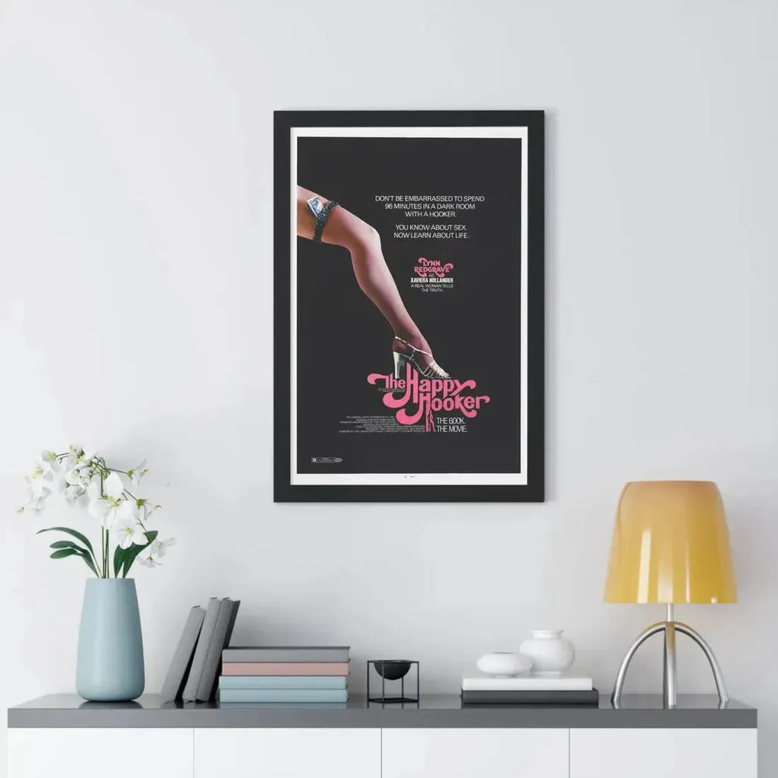THE HAPPY HOOKER 1975 - Framed Movie Poster - The Sticker Space