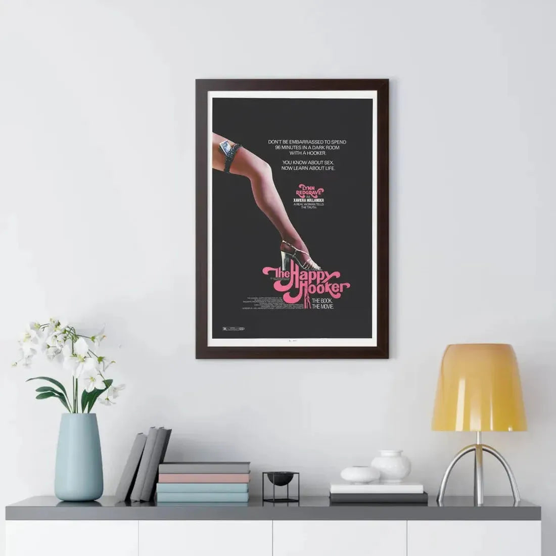 THE HAPPY HOOKER 1975 - Framed Movie Poster - The Sticker Space