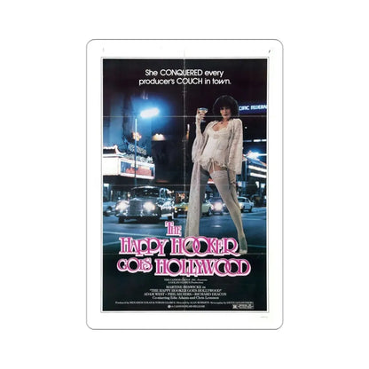 The Happy Hooker Goes Hollywood 1980 Movie Poster STICKER Vinyl Die-Cut Decal 3 Inch - The Sticker Space