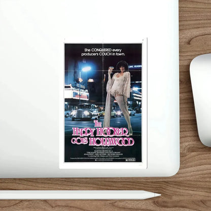 The Happy Hooker Goes Hollywood 1980 Movie Poster STICKER Vinyl Die-Cut Decal - The Sticker Space