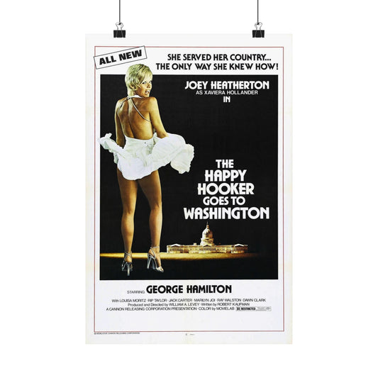 THE HAPPY HOOKER GOES TO WASHINGTON 1977 - Paper Movie Poster