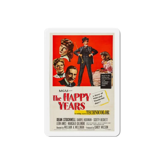 The Happy Years 1950 Movie Poster Refrigerator Magnet 2 Inch - The Sticker Space