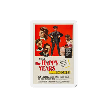 The Happy Years 1950 Movie Poster Refrigerator Magnet 3 Inch - The Sticker Space