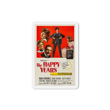 The Happy Years 1950 Movie Poster Refrigerator Magnet 4 Inch - The Sticker Space