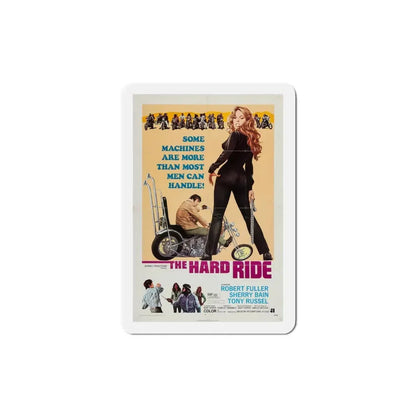 The Hard Ride 1971 Movie Poster Refrigerator Magnet 4 Inch - The Sticker Space