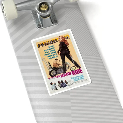 The Hard Ride 1971 Movie Poster - STICKER Vinyl Kiss-Cut Decal - The Sticker Space