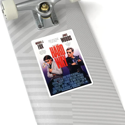 The Hard Way 1991 Movie Poster - STICKER Vinyl Kiss-Cut Decal - The Sticker Space