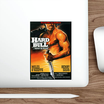 THE HARD WAY... THE ONLY WAY 1989 Movie Poster STICKER Vinyl Die-Cut Decal-The Sticker Space