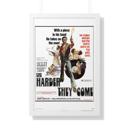 THE HARDER THEY COME 1972 - Framed Movie Poster-20" x 30"-The Sticker Space