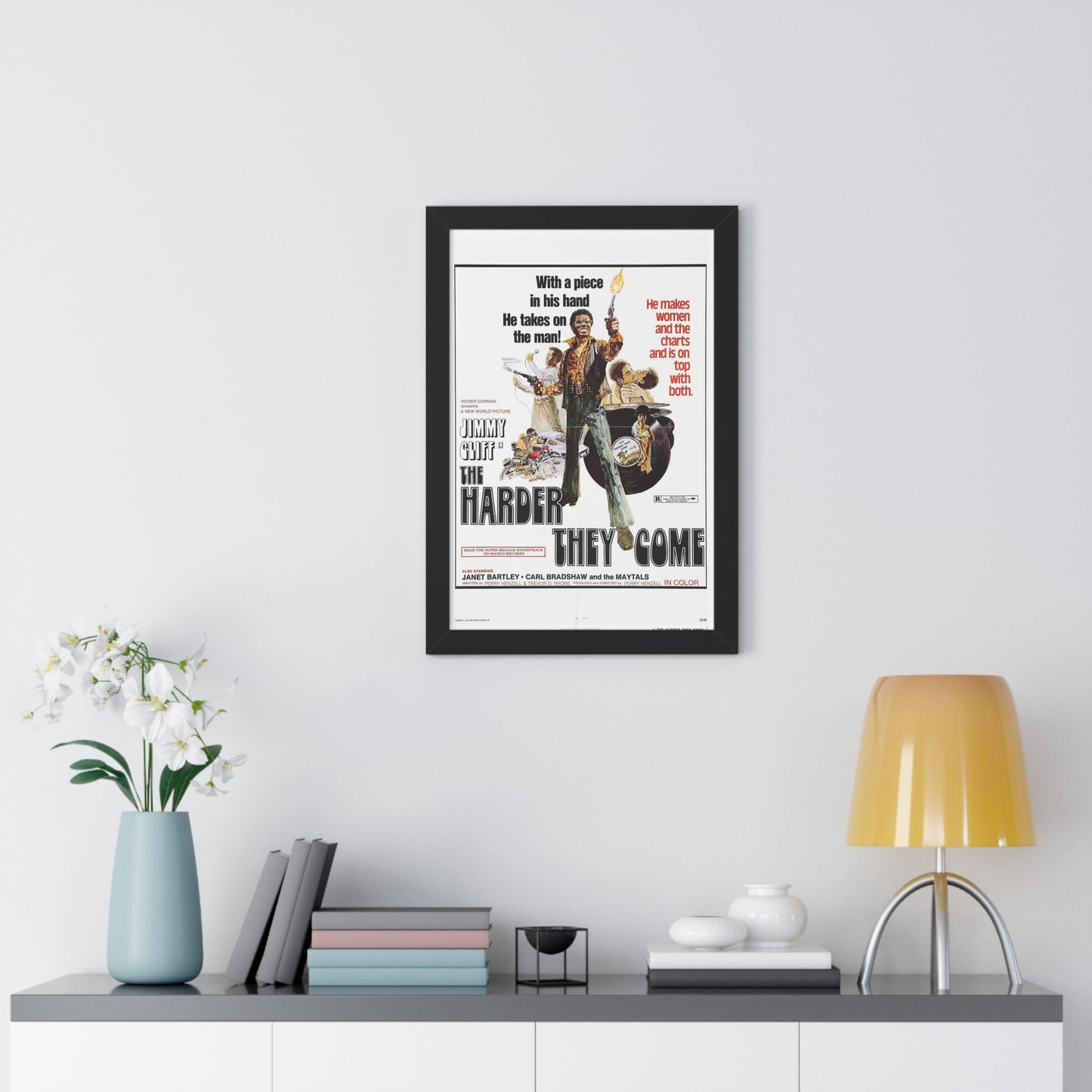 THE HARDER THEY COME 1972 - Framed Movie Poster-The Sticker Space