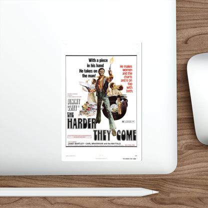 THE HARDER THEY COME 1972 Movie Poster STICKER Vinyl Die-Cut Decal-The Sticker Space