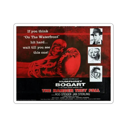 The Harder They Fall 1956 Movie Poster STICKER Vinyl Die-Cut Decal 6 Inch - The Sticker Space