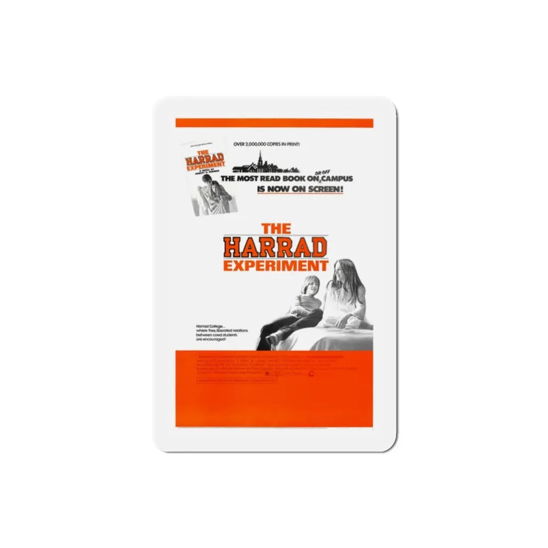 The Harrad Experiment 1973 Movie Poster Refrigerator Magnet 2 Inch - The Sticker Space