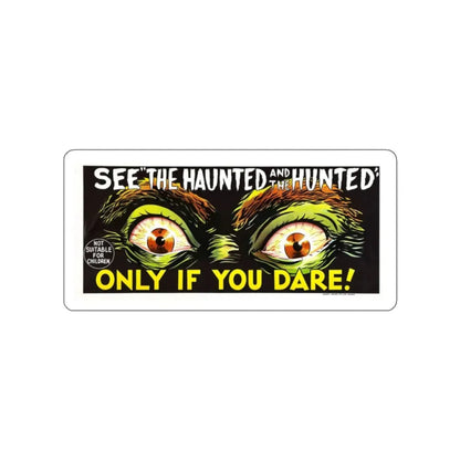 THE HAUNTED AND THE HUNTED (DEMENTIA 13) 1963 Movie Poster STICKER Vinyl Die-Cut Decal 2 Inch - The Sticker Space