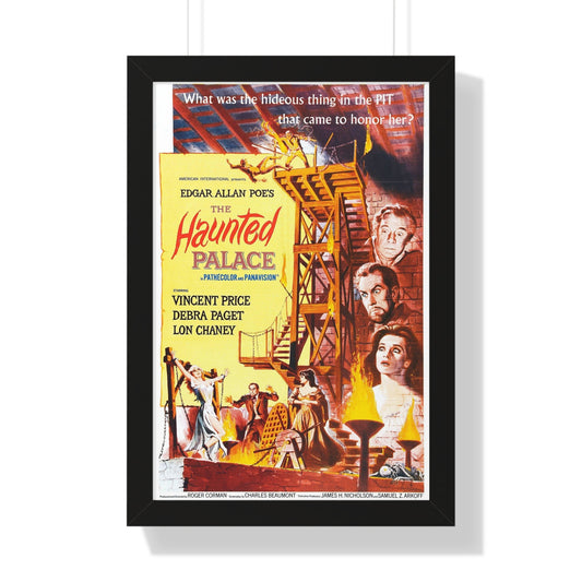 THE HAUNTED PALACE 1963 - Framed Movie Poster-16″ x 24″-The Sticker Space