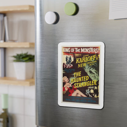 THE HAUNTED STRANGLER 1958 Movie Poster - Refrigerator Magnet-The Sticker Space