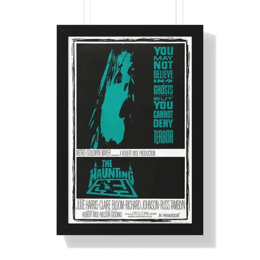 THE HAUNTING 1963 - Framed Movie Poster 16″ x 24″ Black - The Sticker Space