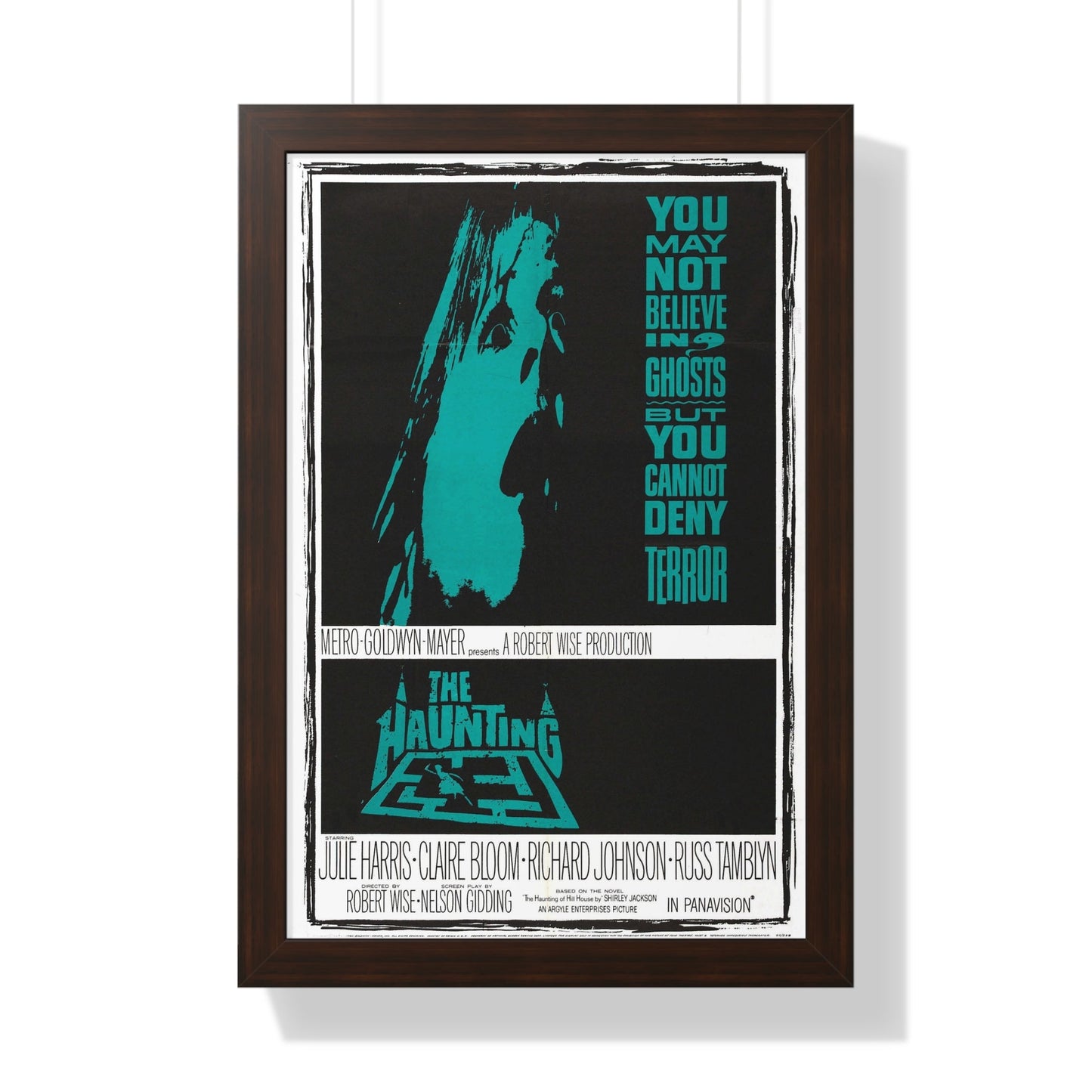 THE HAUNTING 1963 - Framed Movie Poster-16″ x 24″-The Sticker Space