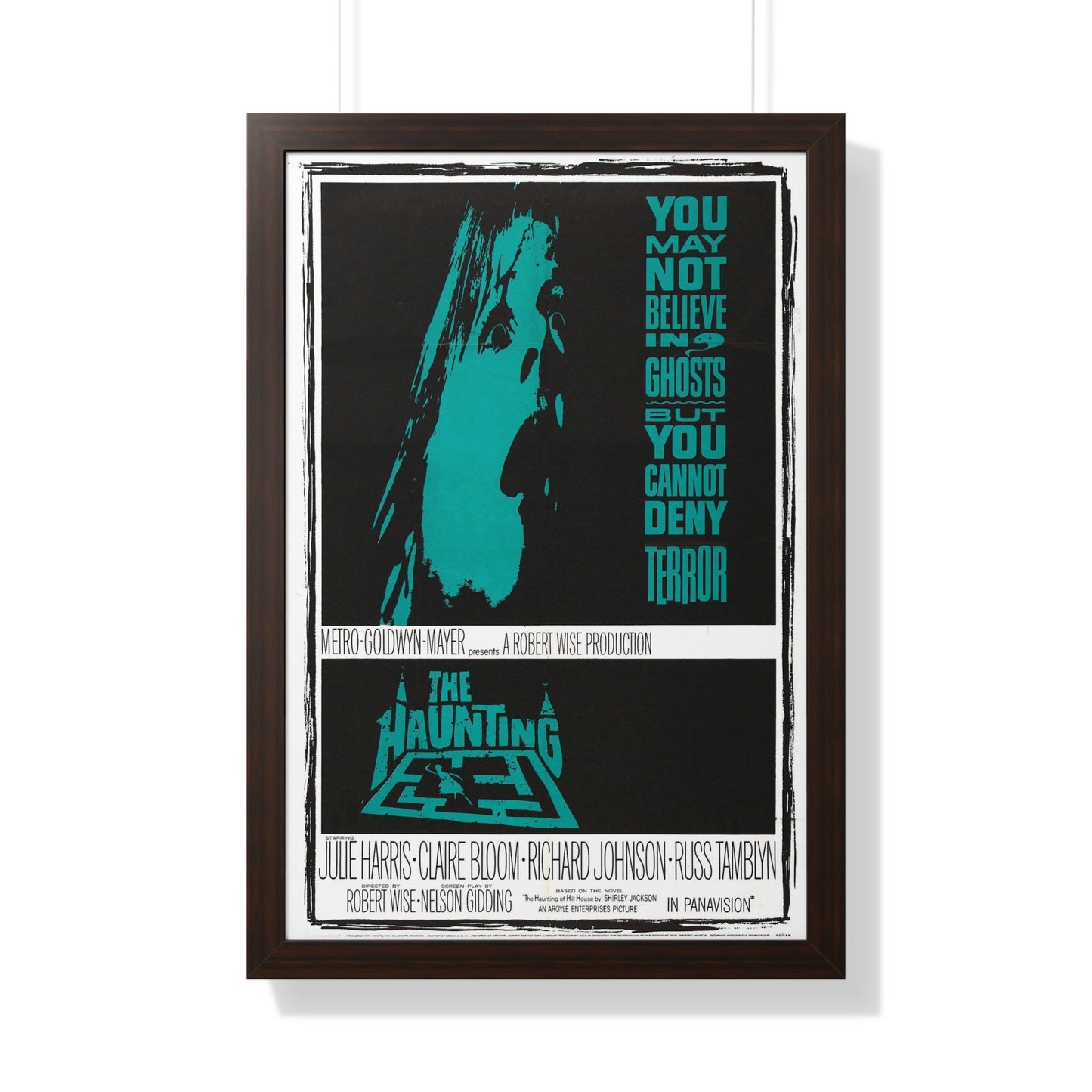 THE HAUNTING 1963 - Framed Movie Poster-20" x 30"-The Sticker Space