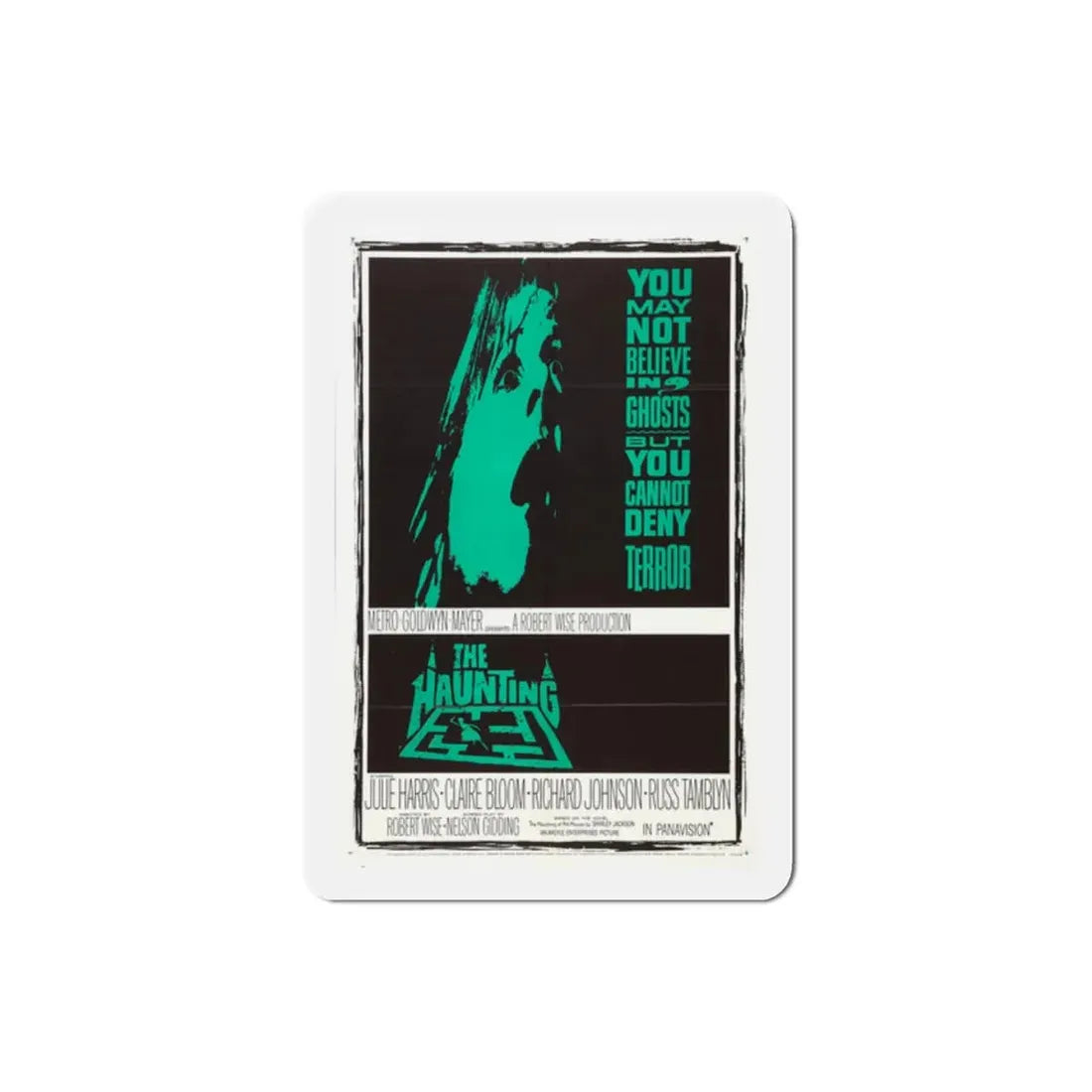 The Haunting 1963 Movie Poster Refrigerator Magnet 2 Inch - The Sticker Space