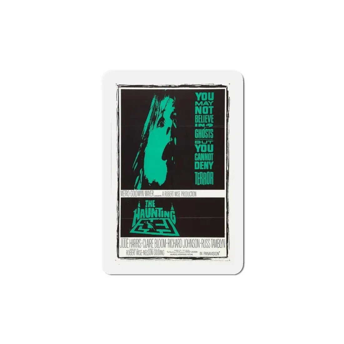 The Haunting 1963 Movie Poster Refrigerator Magnet 5 Inch - The Sticker Space