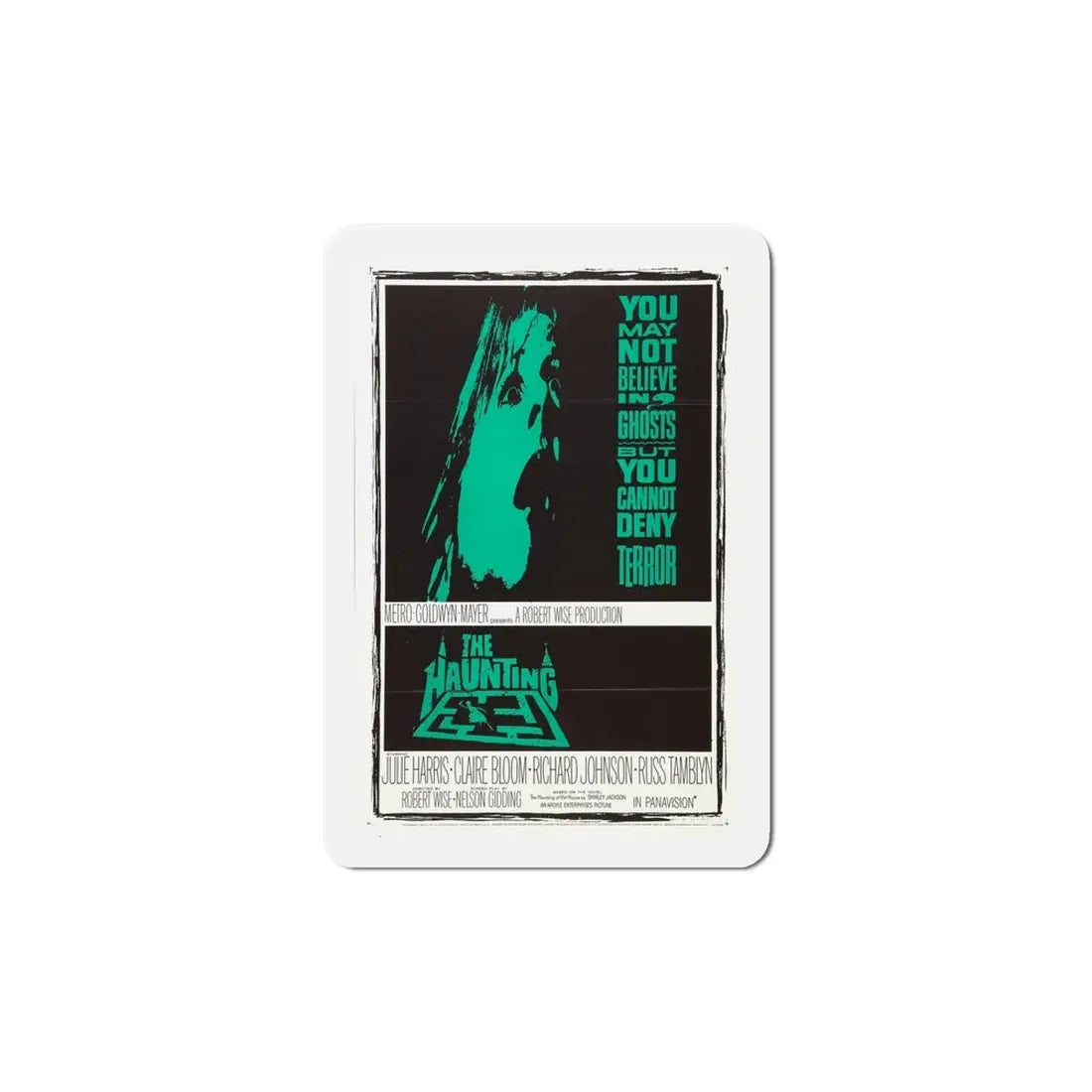 The Haunting 1963 Movie Poster Refrigerator Magnet 6 Inch - The Sticker Space
