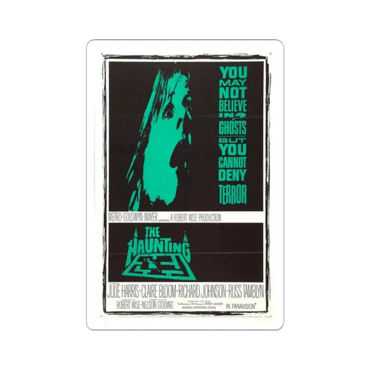 The Haunting 1963 Movie Poster - STICKER Vinyl Kiss-Cut Decal 2 Inch White - The Sticker Space