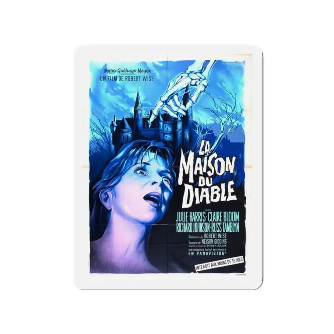 THE HAUNTING (2) 1963 Movie Poster - Refrigerator Magnet 2 Inch Die-Cut - The Sticker Space