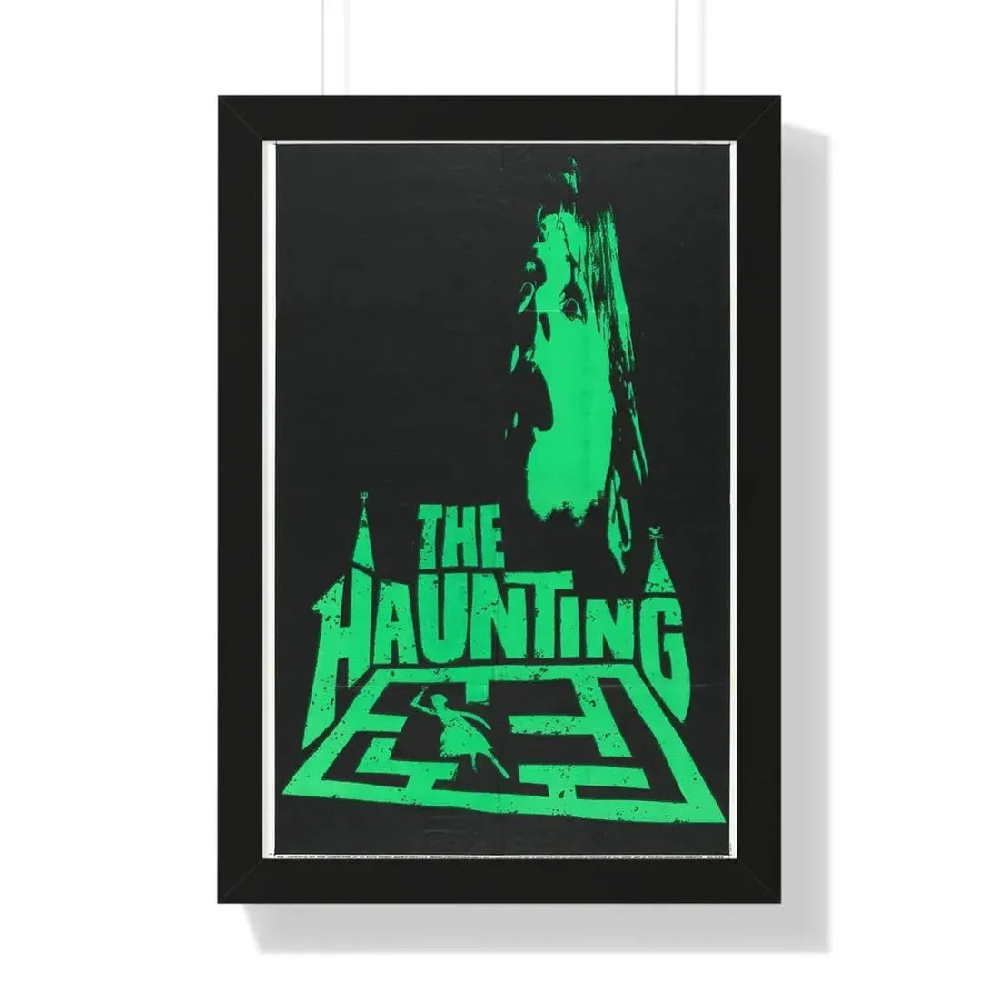 THE HAUNTING (3) 1963 - Framed Movie Poster 16″ x 24″ Black - The Sticker Space