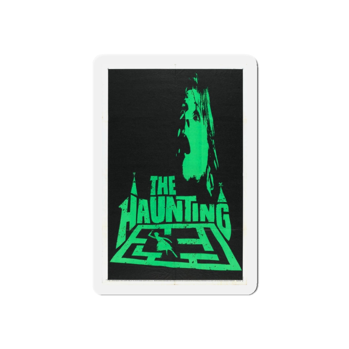 THE HAUNTING (3) 1963 Movie Poster - Refrigerator Magnet-4" x 4"-The Sticker Space