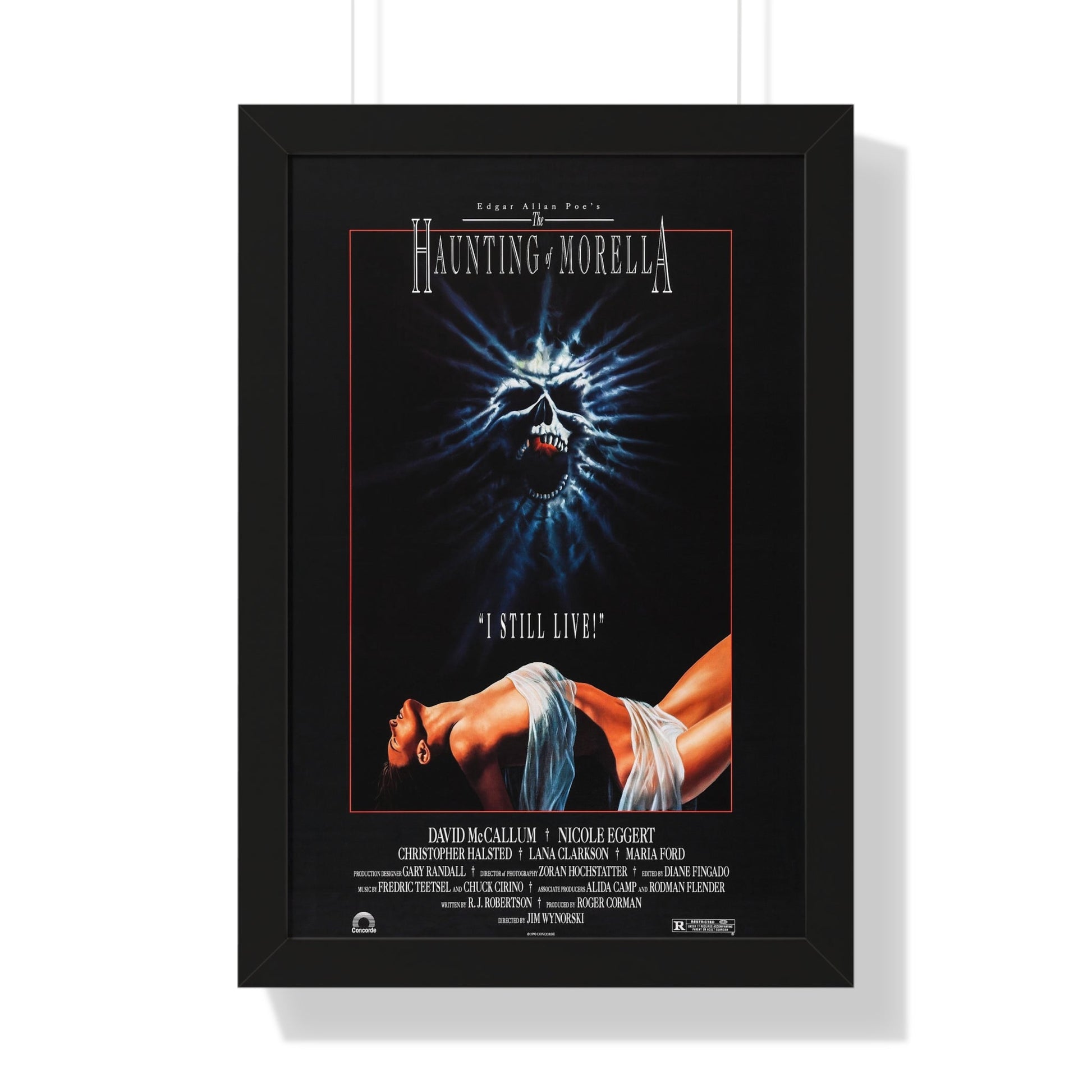 THE HAUNTING OF MORELLA 1990 - Framed Movie Poster-16″ x 24″-The Sticker Space