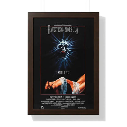 THE HAUNTING OF MORELLA 1990 - Framed Movie Poster 16″ x 24″ Walnut - The Sticker Space