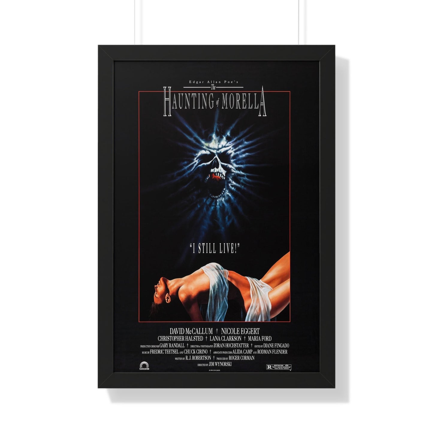 THE HAUNTING OF MORELLA 1990 - Framed Movie Poster-20" x 30"-The Sticker Space