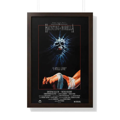 THE HAUNTING OF MORELLA 1990 - Framed Movie Poster 20" x 30" Walnut - The Sticker Space