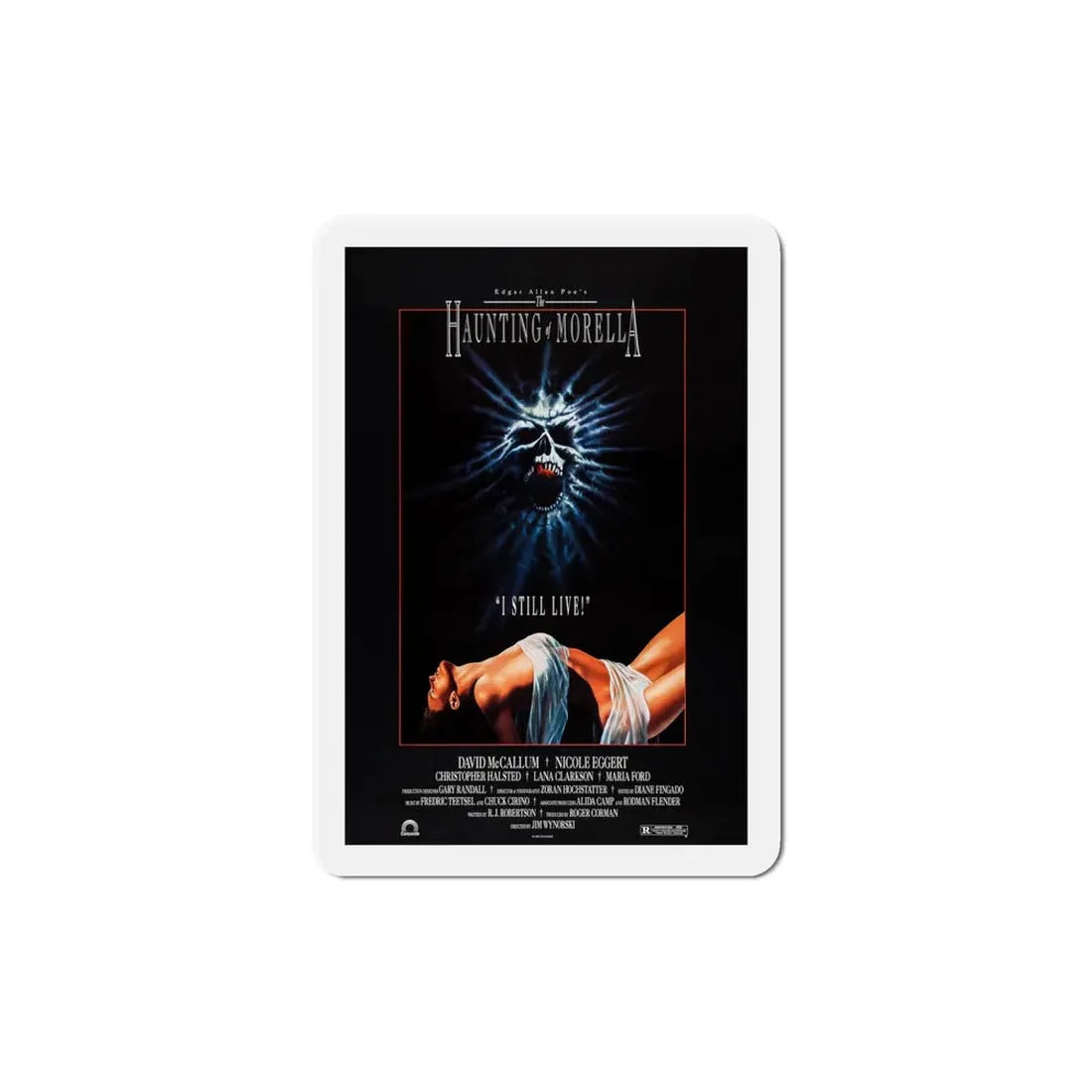 The Haunting of Morella 1990 Movie Poster Refrigerator Magnet 5 Inch - The Sticker Space