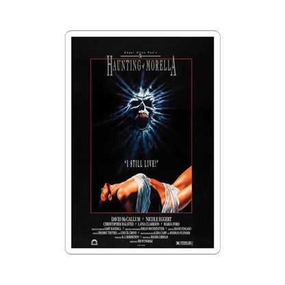 THE HAUNTING OF MORELLA 1990 Movie Poster - STICKER Vinyl Kiss-Cut Decal 3 Inch White - The Sticker Space