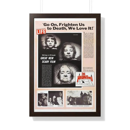 THE HAUNTING (TEASER) 1963 - Framed Movie Poster 20" x 30" Walnut - The Sticker Space