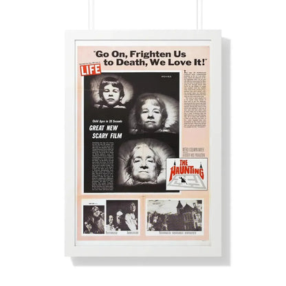 THE HAUNTING (TEASER) 1963 - Framed Movie Poster 20" x 30" White - The Sticker Space
