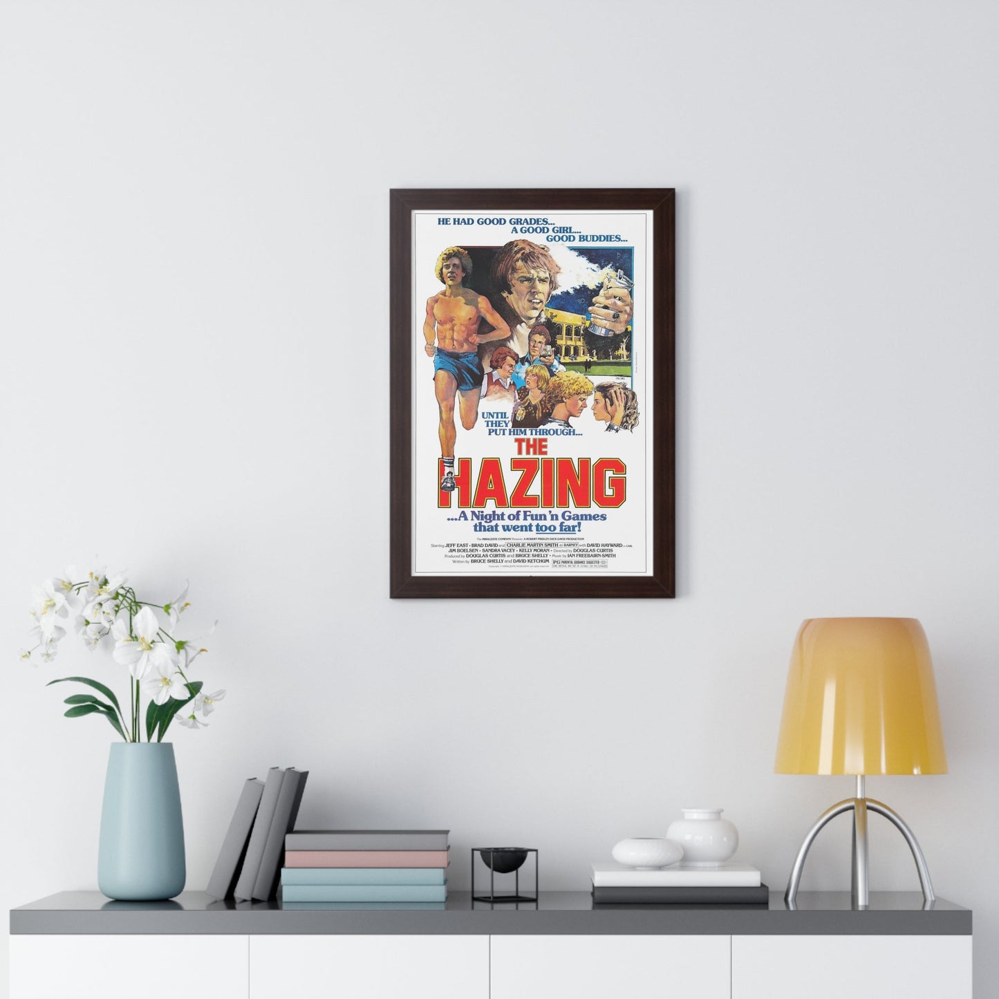 THE HAZING (CURIOUS CASE OF THE CAMPUS CORPSE) 1977 - Framed Movie Poster-The Sticker Space