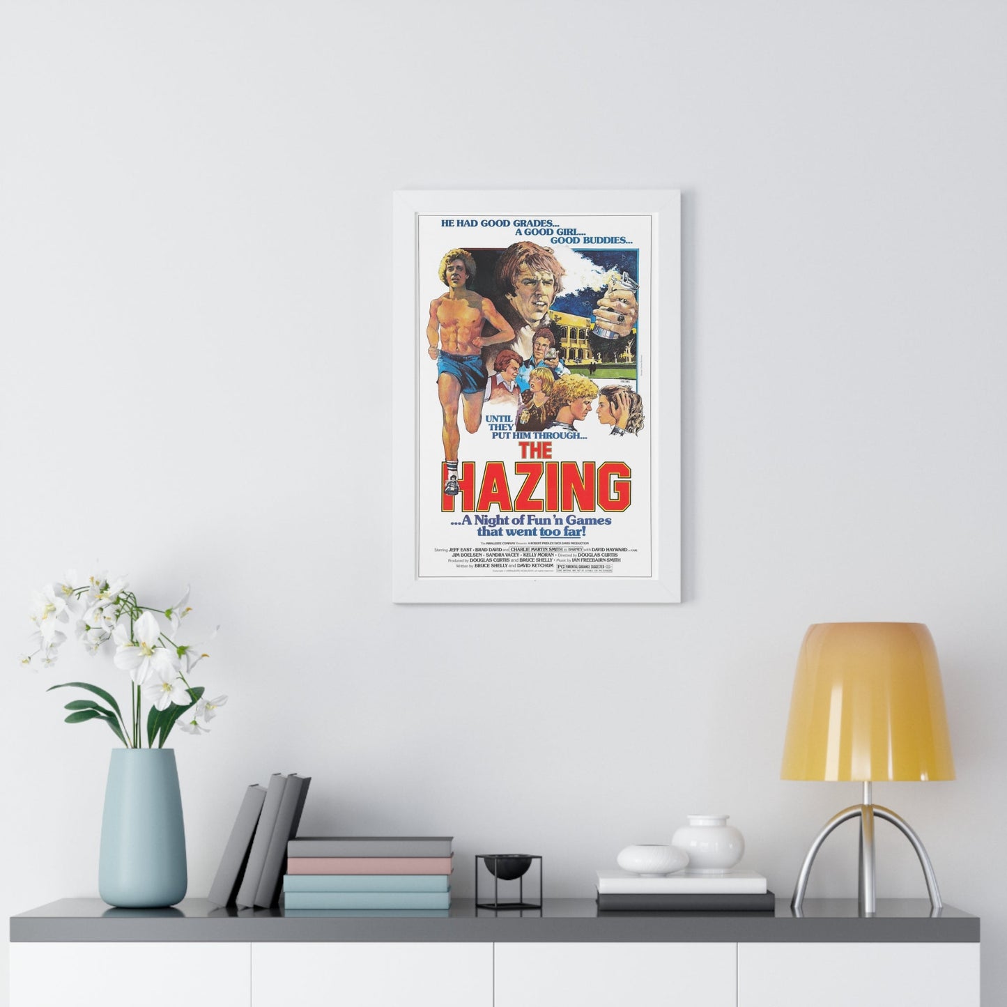 THE HAZING (CURIOUS CASE OF THE CAMPUS CORPSE) 1977 - Framed Movie Poster-The Sticker Space