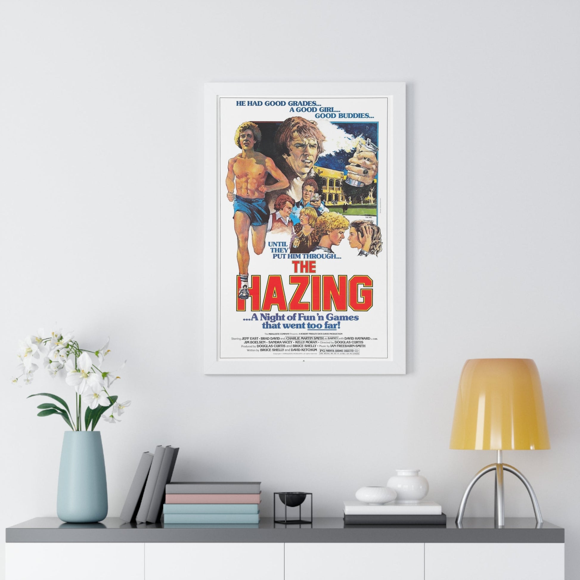 THE HAZING (CURIOUS CASE OF THE CAMPUS CORPSE) 1977 - Framed Movie Poster-The Sticker Space