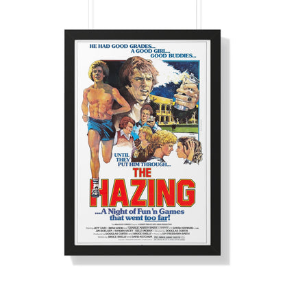 THE HAZING (CURIOUS CASE OF THE CAMPUS CORPSE) 1977 - Framed Movie Poster-20" x 30"-The Sticker Space